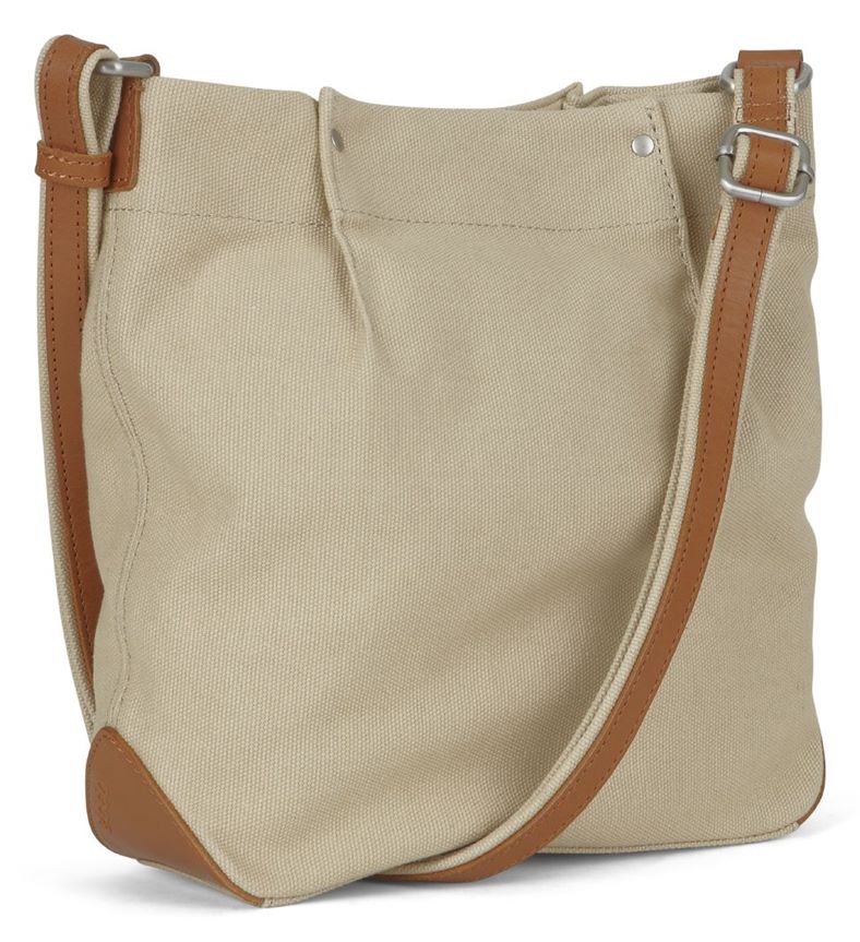 Eyota Canvas Crossbody (Brown)