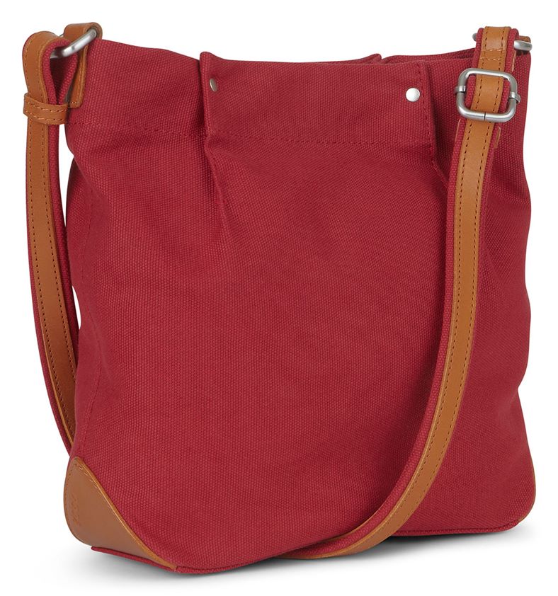 Eyota Canvas Crossbody (Red)