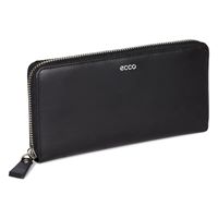 Deline Large Zip Wallet (Black)