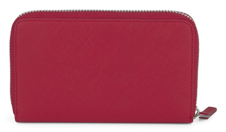 Firenze Medium Zip Wallet (Red)