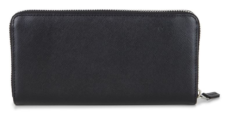 Firenze Large Zip Wallet (Black)