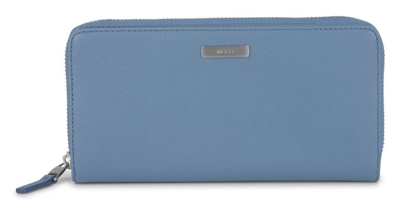 Firenze Large Zip Wallet (Blue)