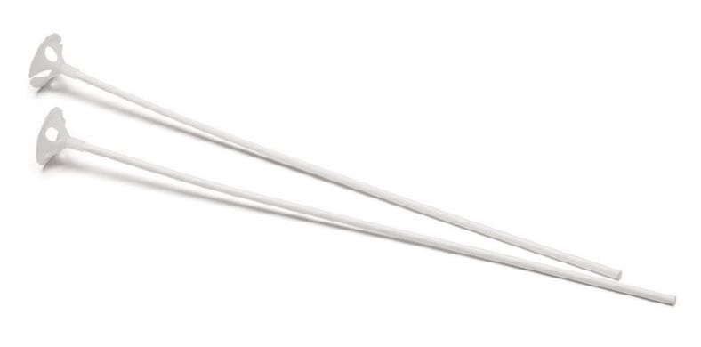 Balloon Sticks 100pcs (White)