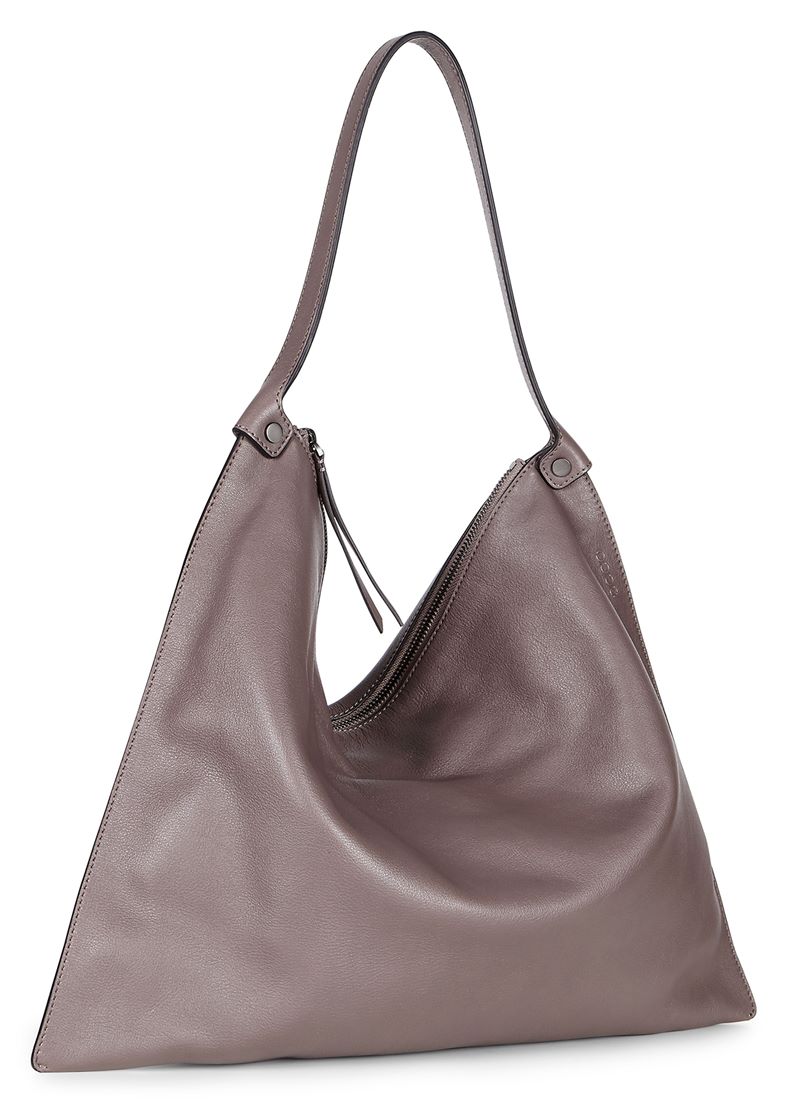 ECCO Sculptured Shoulder Bag (灰色)