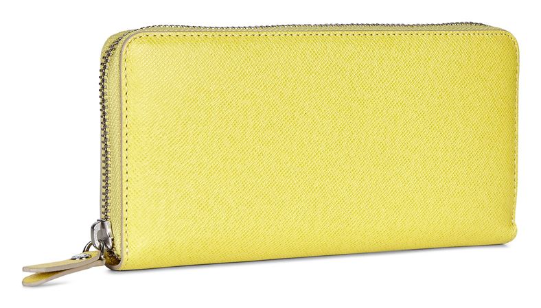 ECCO Iola Large Zip Wallet (黄色)