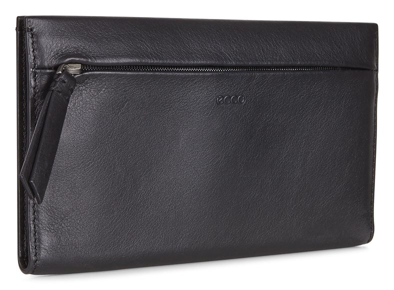 ECCO Sculptured Large Wallet (黑色)