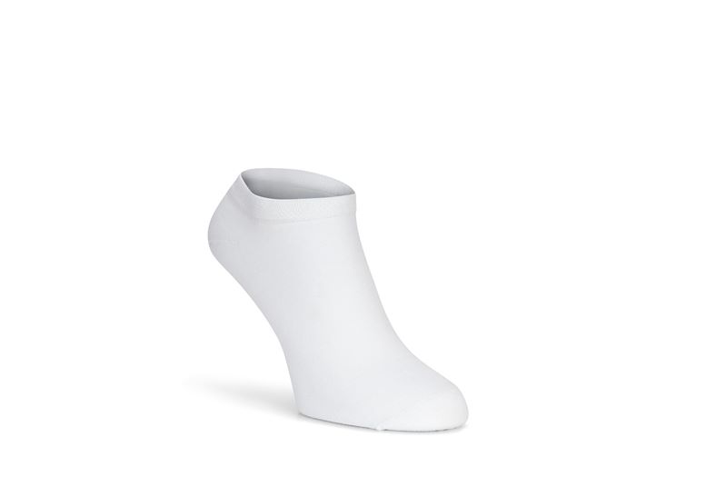 Bamboo No-Show Sock (White)