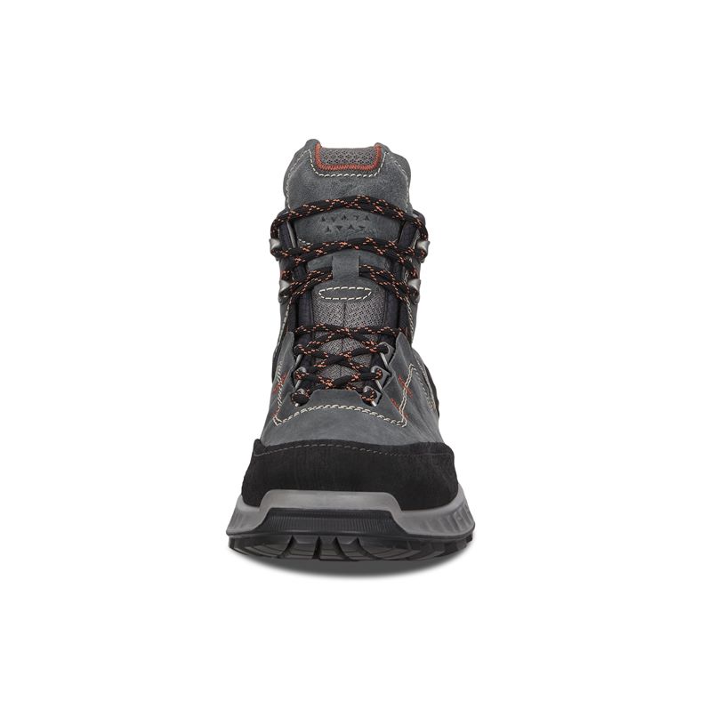 Ecco Exohike M Mid GTX Black Leather Gore-Tex Hiking Boots Mens 12-12.5 840734 EXOHIKE M - ECCO.com main image 2