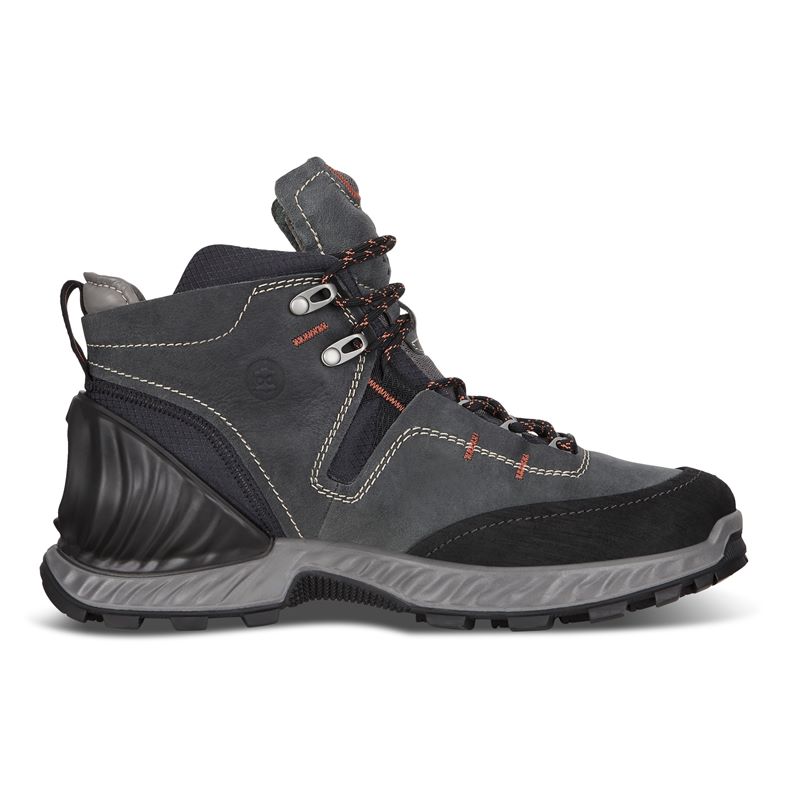 Ecco Exohike M Mid GTX Black Leather Gore-Tex Hiking Boots Mens 12-12.5 840734 EXOHIKE M - ECCO.com main image 4