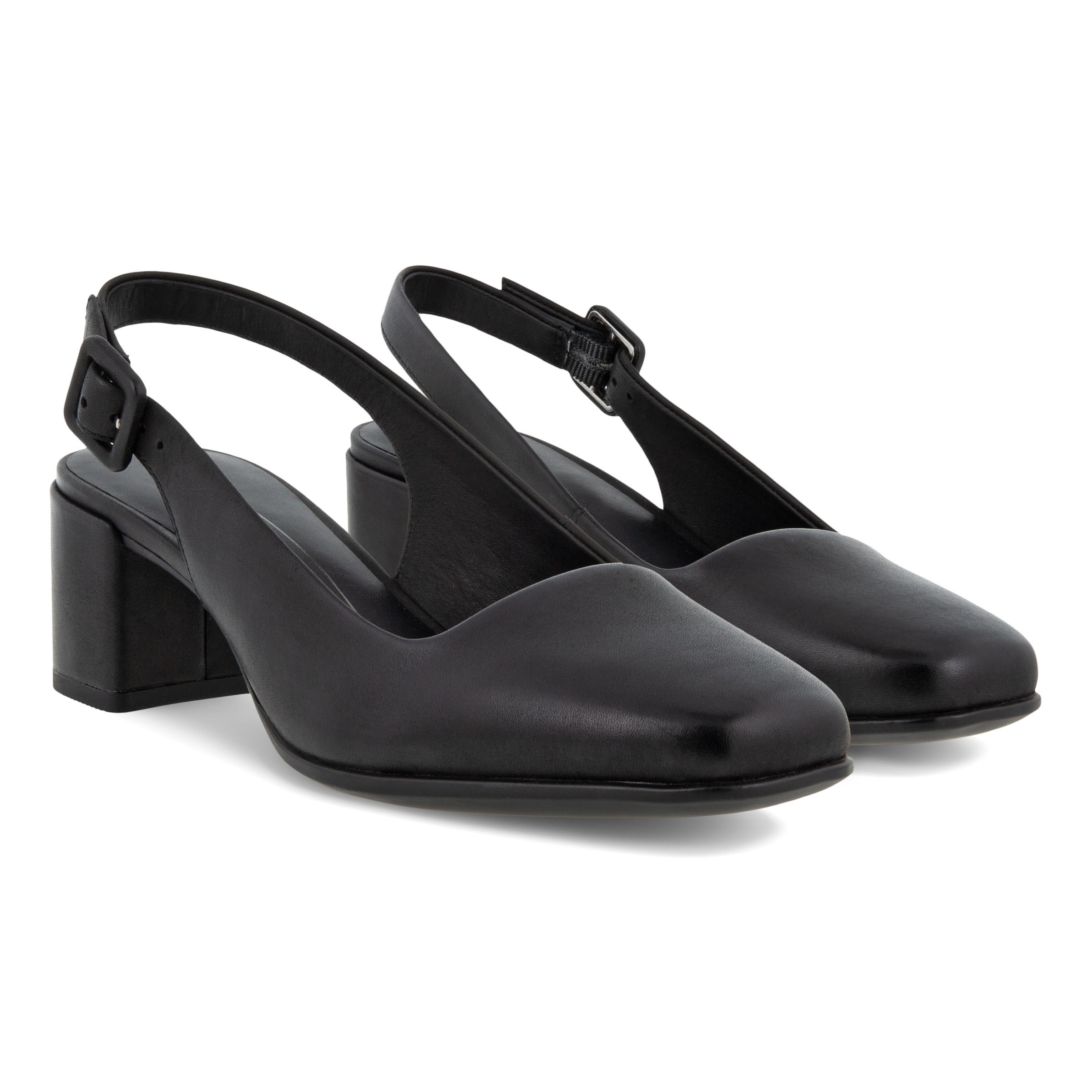 エコー ECCO SHAPE 35 SQUARED Pump （BLACK）38 エコー ECCO ECCO SHAPE 35 SQUARED Pump （BLACK） -靴