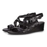 SHAPE 35 WEDGE SANDAL (Black)