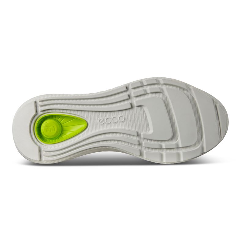 Ecco Men\'s Gray white Green Leather Lace Up ST.1 Lite Comfort Sneaker Size 44 ST.1 LITE M - ECCO.com main image 4
