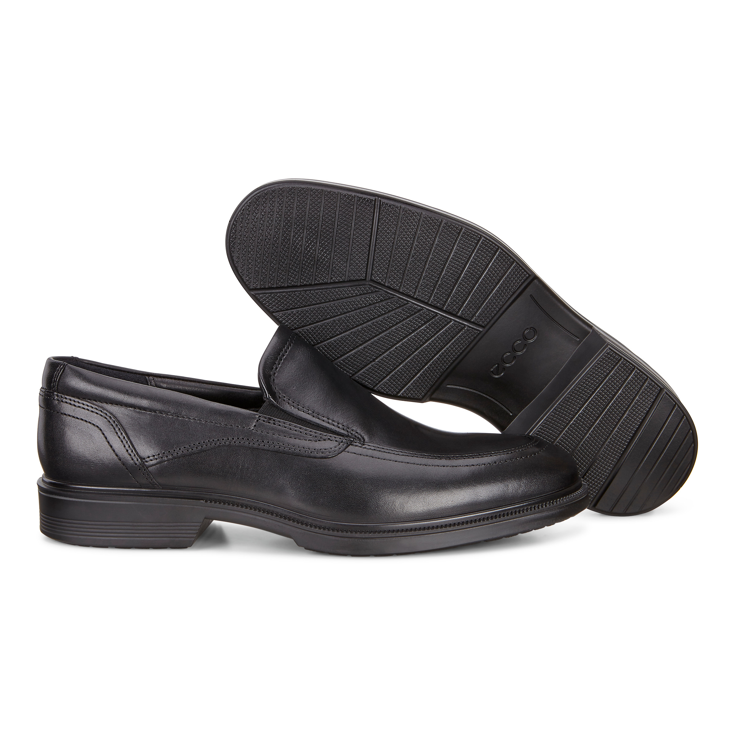 未使用美品】ECCO 本革Lisbonメダリオン〈定価24,〉