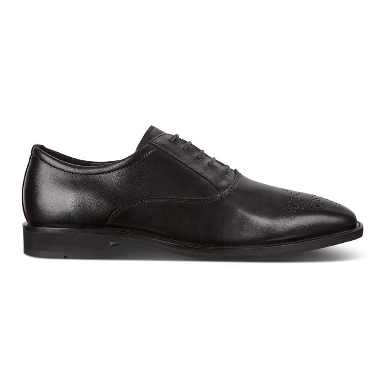 ECCO Calcan Oxford Shoes, Black Leather, Men\'s 44 EU (US 10-10.5) Amazon.com | ECCO Men main image 3