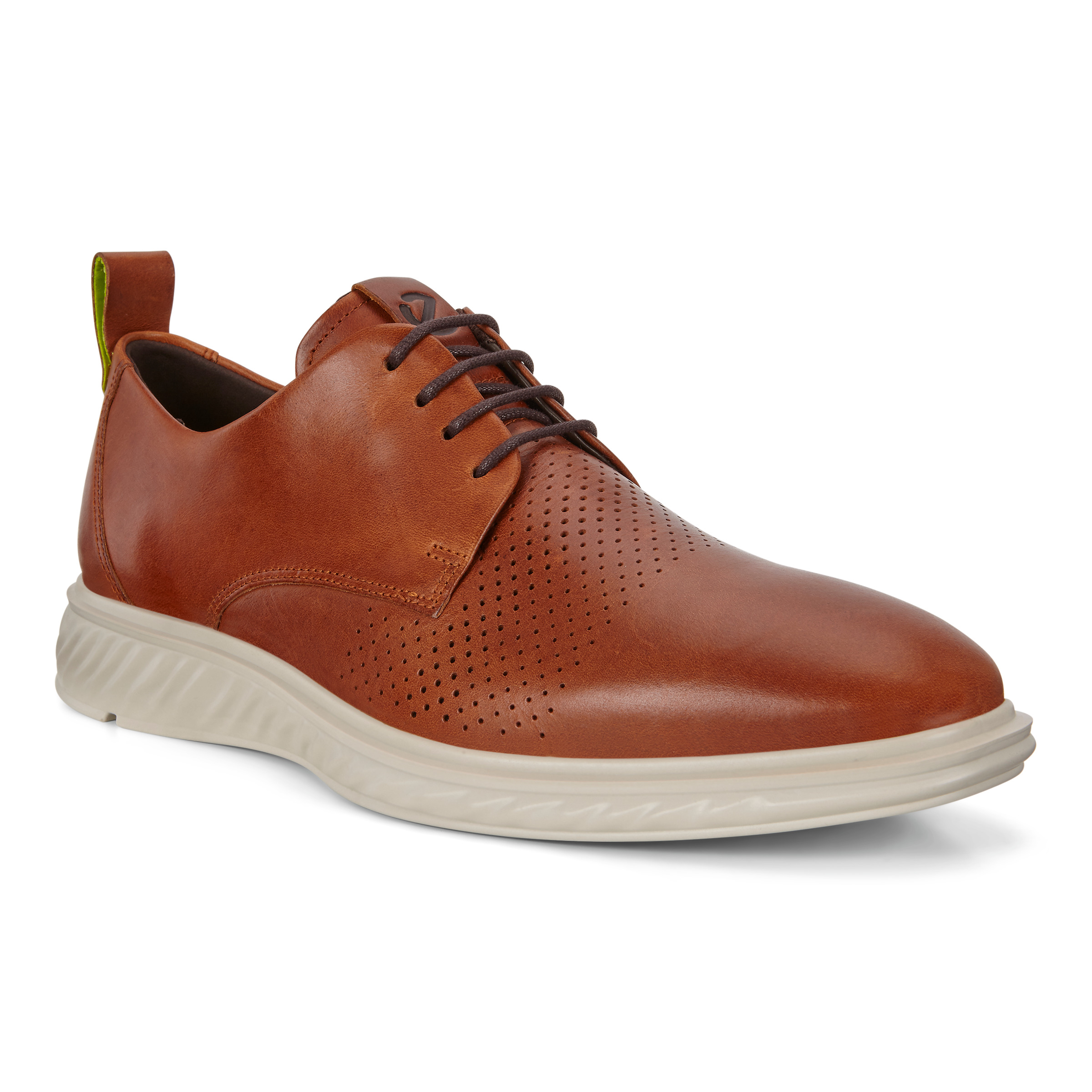 ECCO ST.1 Hybrid Lite メンズ レザーウィングチップダービー