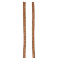 Leather Lace round (بني)