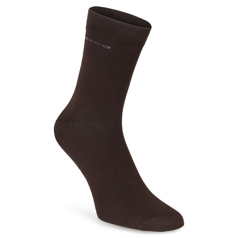 ECCO Soft Touch Crew Sock (بني)