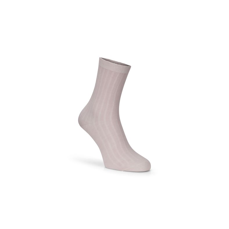 Ribbed Socks (أحمر)