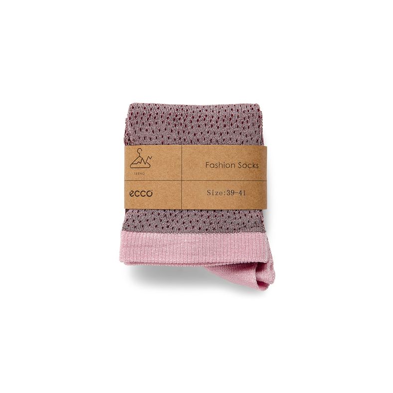 Micro Dotted Socks Women' (Red)