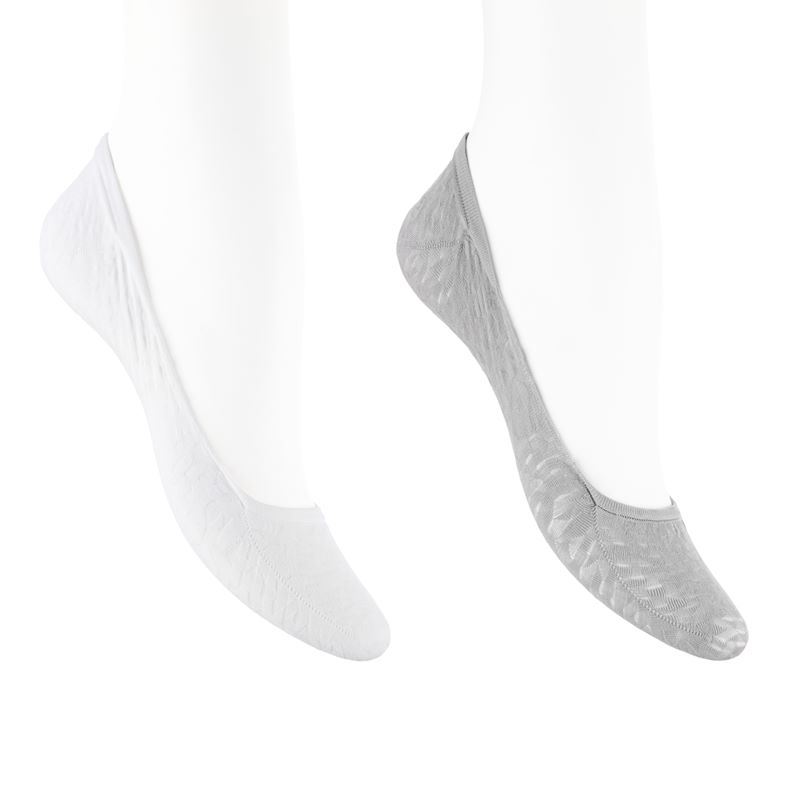 Footies (2 Pairs Pack) (رمادي)