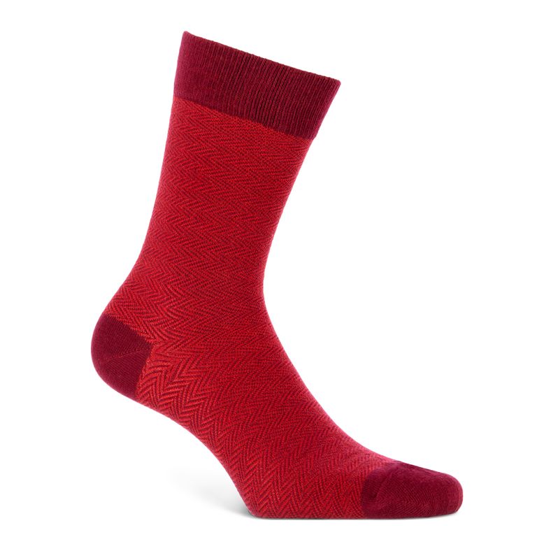 ECCO Herringbone Socks Men's (Red)