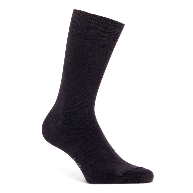 ECCO Business Crew Socks (أسود)