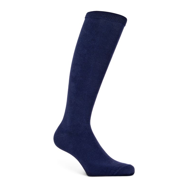 ECCO Business Knee Socks (أزرق)