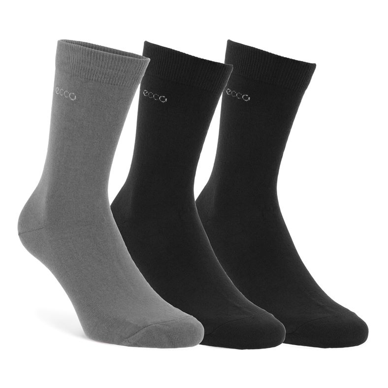 Socks (3-pack) Mens (أسود)