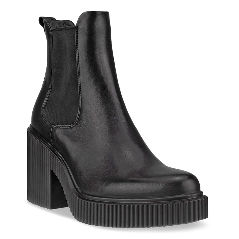  Fluted Heel (Negro)