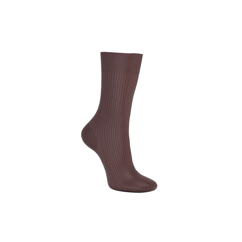 ECCO Womens Ribbed Socks (Rojo)