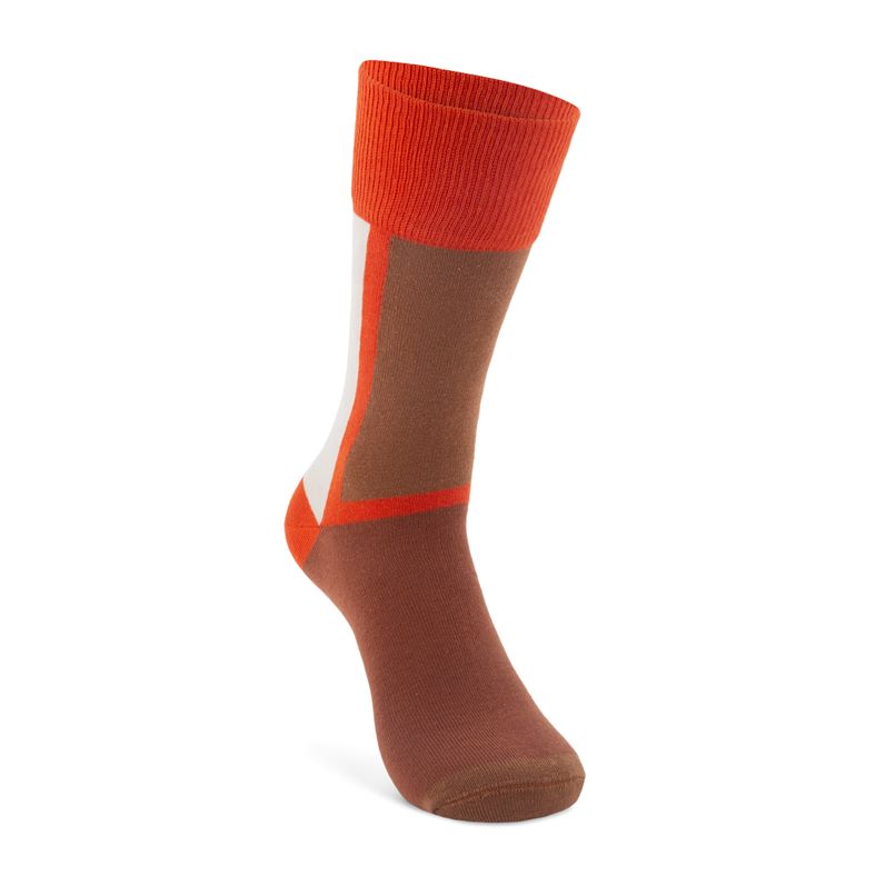 ECCO Vibe Colour-block Socks (Marrón)