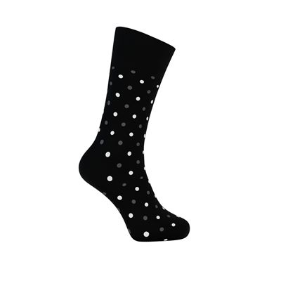 ECCO Classic Dotted Mid-cut Mens Polka Dot Socks