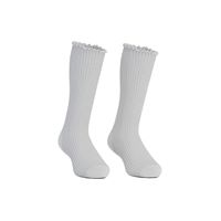 ECCO Play Ribbed Long-cut 2-pack Girls Ribbed Socks (Blanco)