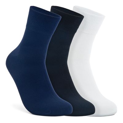ECCO Soft Ankle-cut 3-pack Ankle Socks White