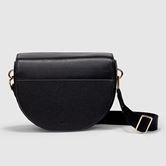 ECCO Textureblock Saddle Bag (Negro)
