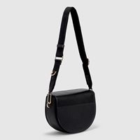 ECCO Textureblock Saddle Bag (Negro)