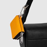 ECCO Textureblock Saddle Bag (Negro)