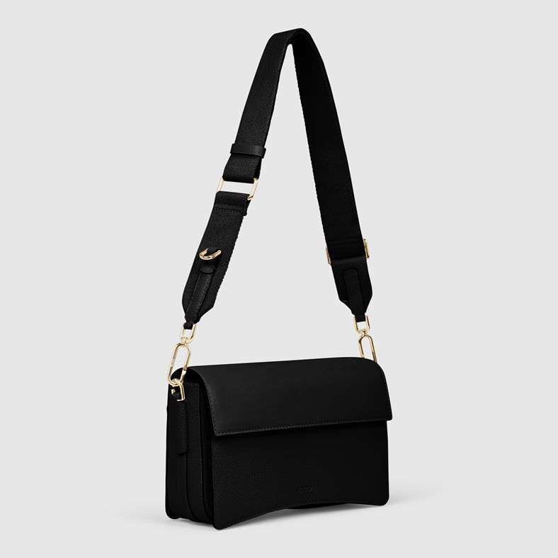 ECCO Textureblock Pinch Bag (Negro)