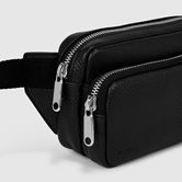 ECCO Textureblock Waist Bag (Negro)