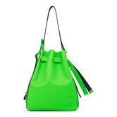 ECCO Sail Bag Compact Cool Sign Leather Hobo (Verde)