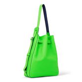 ECCO Sail Bag Compact Cool Sign Leather Hobo (Verde)