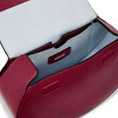 ECCO Weeble Bag Wet Leather Crossbody (Rojo)