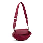 ECCO Weeble Bag Wet Leather Crossbody (Rojo)