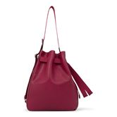 ECCO Sail Bag Compact Wet Leather Hobo (Rojo)