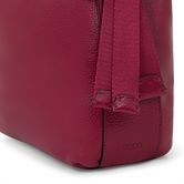 ECCO Sail Bag Compact Wet Leather Hobo (Rojo)