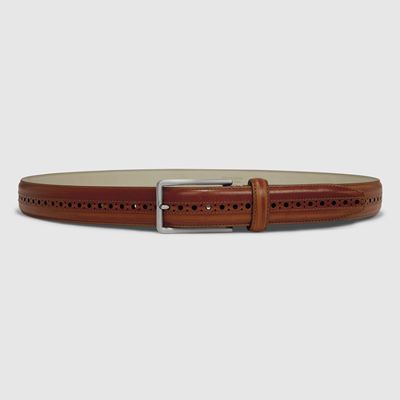ECCO Formal Brogue Belt L