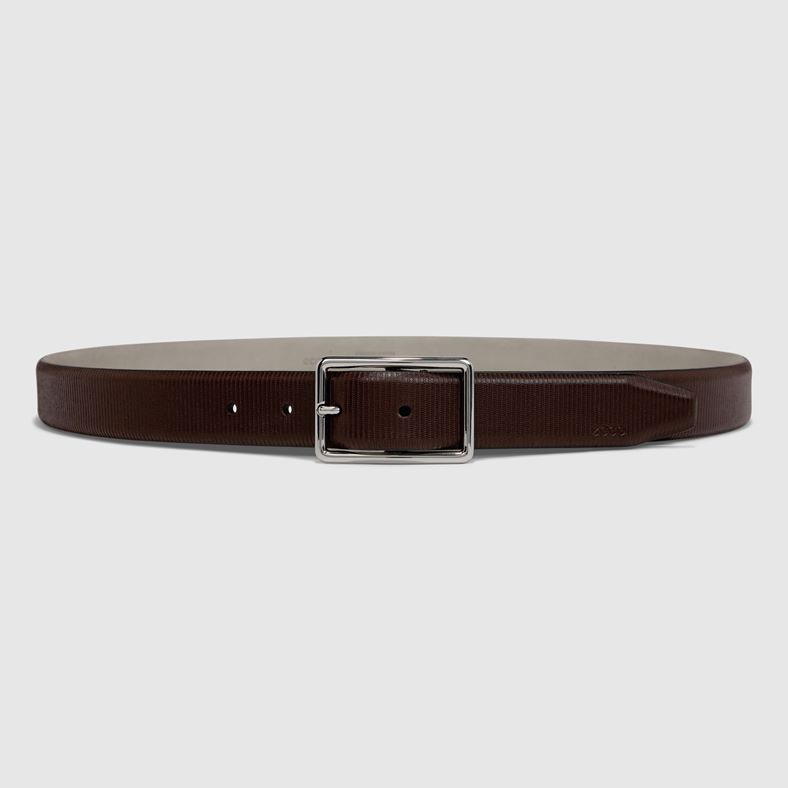 ECCO Belts Italian Textured (Marrón)