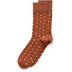 ECCO Classic Dotted Mid-cut Mens Polka Dot Socks