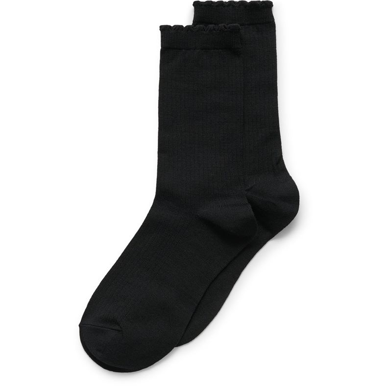 ECCO HYGGE FEMME MID-CUT SOCKS (Black)