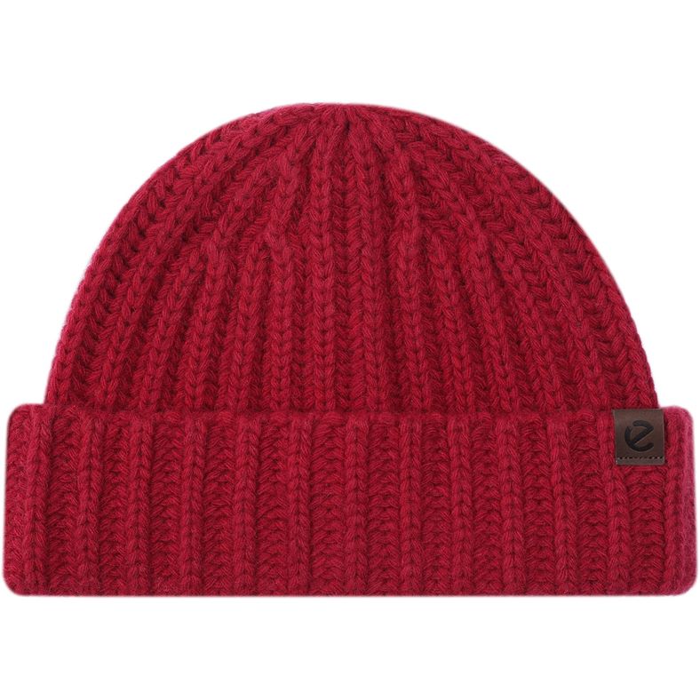 ECCO Women Chunky Beanie (Red)